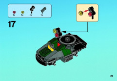 LEGO 76008 instructions page 21 – build guide