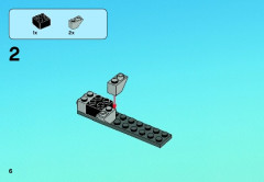 LEGO 76008 instructions page 6 – build guide