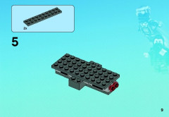 LEGO 76008 instructions page 9 – build guide