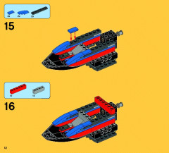 LEGO 76016 instructions page 12 – build guide