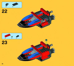 LEGO 76016 instructions page 16 – build guide