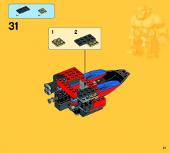 LEGO 76016 instructions page 21 – build guide