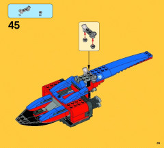 LEGO 76016 instructions page 35 – build guide