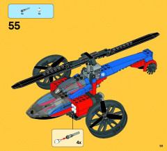 LEGO 76016 instructions page 55 – build guide