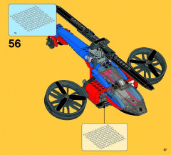LEGO 76016 instructions page 57 – build guide