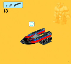 LEGO 76016 instructions page 9 – build guide