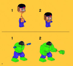 LEGO 76018 instructions page 4 – build guide