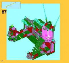 LEGO 76018 instructions page 66 – build guide