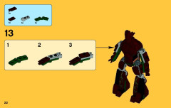 LEGO 76020 instructions page 22 – build guide