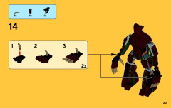 LEGO 76020 instructions page 23 – build guide