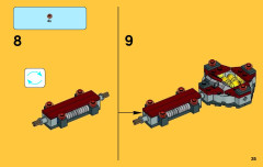 LEGO 76020 instructions page 35 – build guide