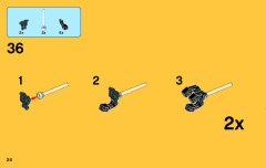 LEGO 76020 instructions page 24 – build guide