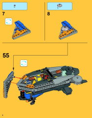 LEGO 76021 instructions page 4 – build guide
