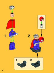 LEGO 76022 instructions page 4 – build guide