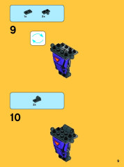 LEGO 76022 instructions page 9 – build guide