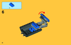 LEGO 76022 instructions page 12 – build guide
