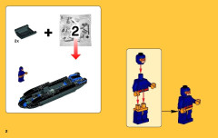 LEGO 76022 instructions page 2 – build guide
