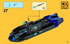 LEGO 76022 instructions page 43 – build guide