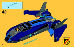 LEGO 76022 instructions page 74 – build guide