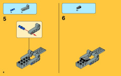 LEGO 76022 instructions page 8 – build guide