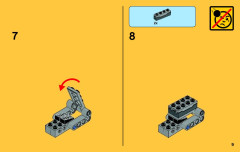 LEGO 76022 instructions page 9 – build guide