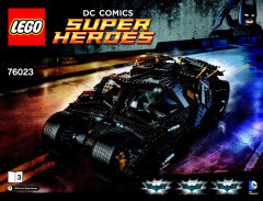 LEGO 76023 instructions page 1 – build guide
