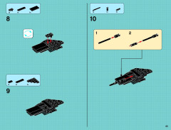 LEGO 76023 instructions page 43 – build guide