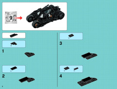 LEGO 76023 instructions page 2 – build guide