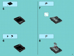 LEGO 76023 instructions page 9 – build guide