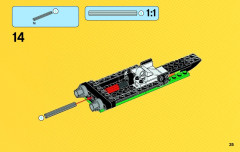 LEGO 76025 instructions page 35 – build guide