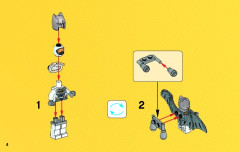 LEGO 76025 instructions page 4 – build guide