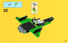 LEGO 76025 instructions page 45 – build guide
