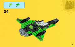 LEGO 76025 instructions page 47 – build guide