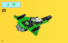 LEGO 76025 instructions page 48 – build guide
