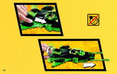 LEGO 76025 instructions page 72 – build guide