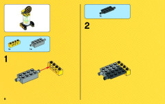 LEGO 76025 instructions page 8 – build guide
