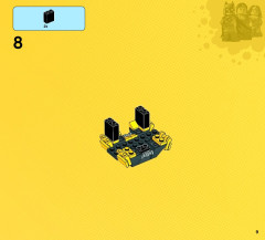 LEGO 76026 instructions page 9 – build guide