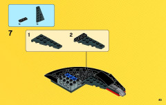 LEGO 76027 instructions page 45 – build guide