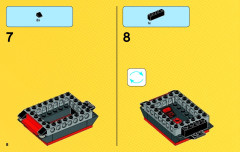 LEGO 76027 instructions page 8 – build guide
