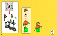 LEGO 76027 instructions page 2 – build guide