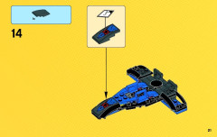 LEGO 76028 instructions page 21 – build guide