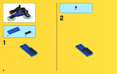 LEGO 76028 instructions page 8 – build guide