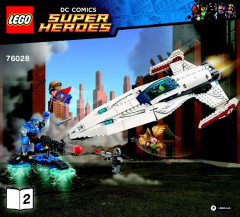 LEGO 76028 instructions page 1 – build guide