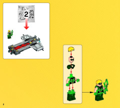 LEGO 76028 instructions page 2 – build guide