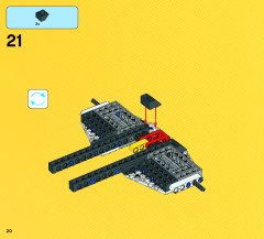 LEGO 76028 instructions page 20 – build guide