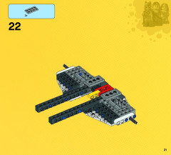 LEGO 76028 instructions page 21 – build guide