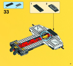 LEGO 76028 instructions page 41 – build guide