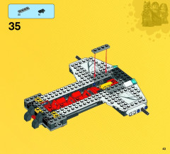 LEGO 76028 instructions page 43 – build guide