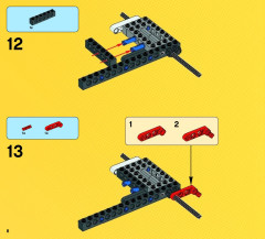 LEGO 76028 instructions page 8 – build guide