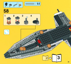 LEGO 76028 instructions page 83 – build guide